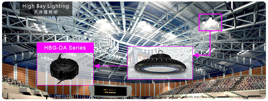 HBG-100(P)/160(P)/200 (DA) 系列 具DALI調(diào)光型防水LED圓形天井燈電源供應(yīng)器（PFC）