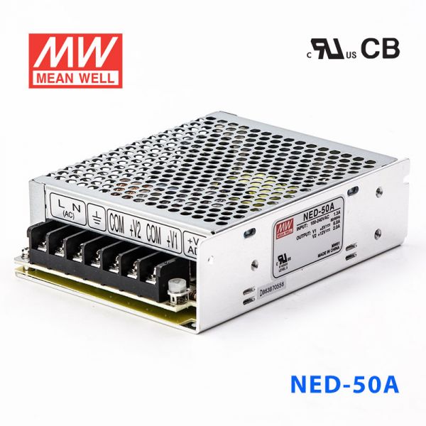 NED-50A 50W 5V 6A +12V 3A 雙路輸出明