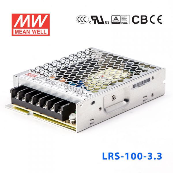 LRS-100-3.3/5/12單路輸出超薄型低