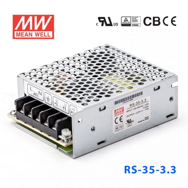 RS-35-3.3/5/12/15/24/48 35W 單路輸出
