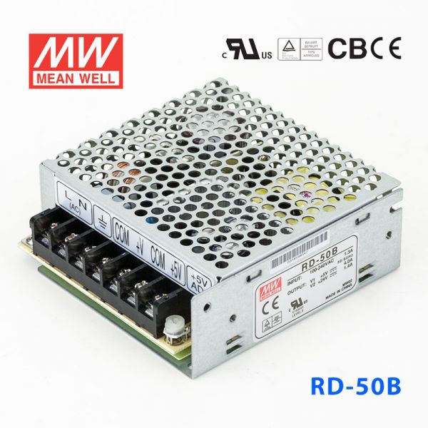 明緯開關(guān)電源RD-50B 50W +5V 6A +