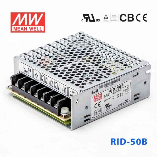 明緯開關(guān)電源RID-50B 50W +5V 6A 