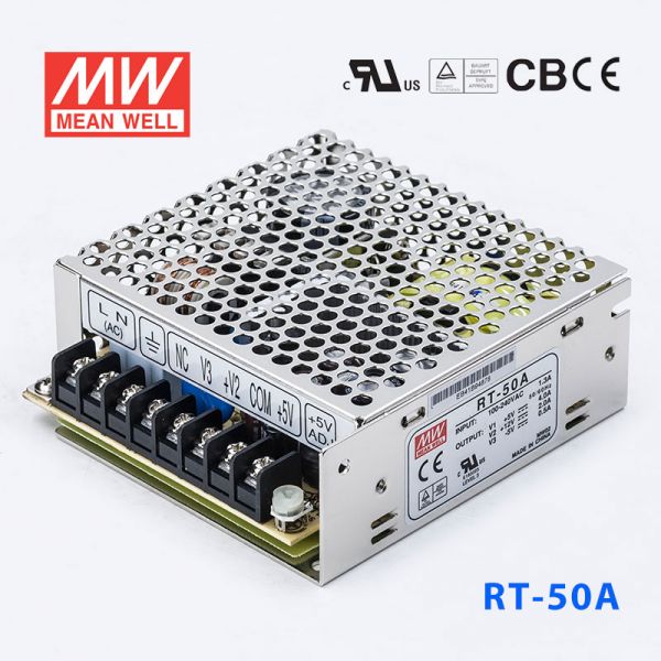 明緯電源RT-50A 50W +5V5A +12V2.5A