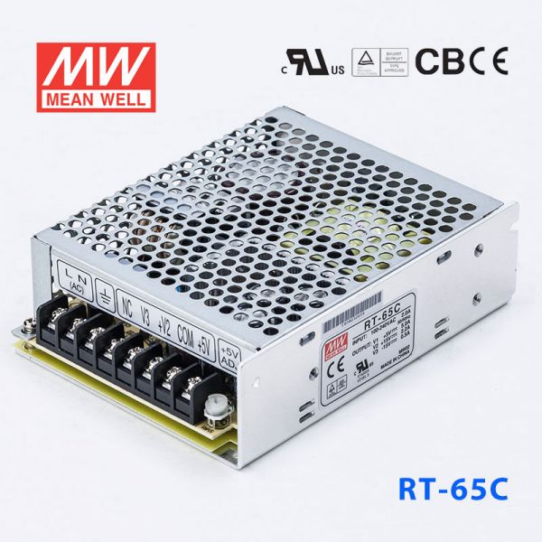 明緯電源RT-65C 65W +5V8A +15V3A -